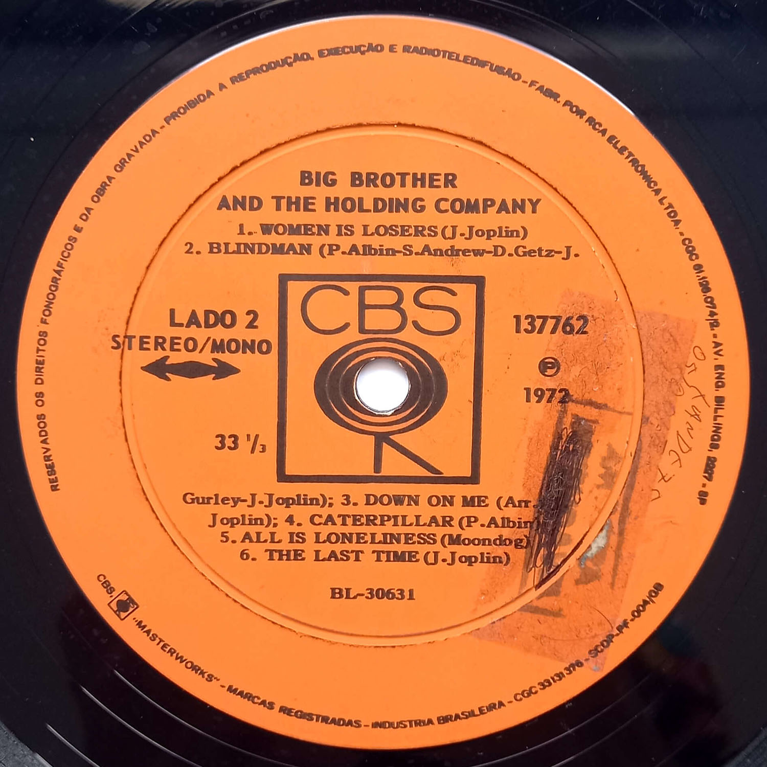 Big Brother & The Holding Company (1967/1972) - Zabumbê Discos