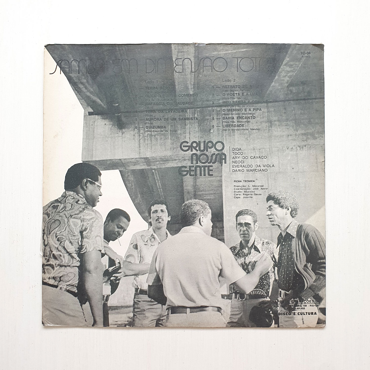 Grupo Nossa Gente – Samba Em Dimensão Total (1973) - Zabumbê Discos