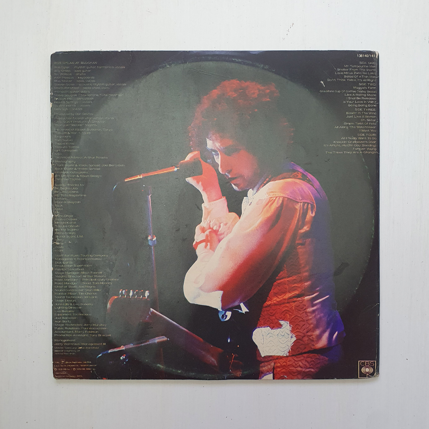 Bob Dylan – Bob Dylan At Budokan (1979) - Zabumbê Discos