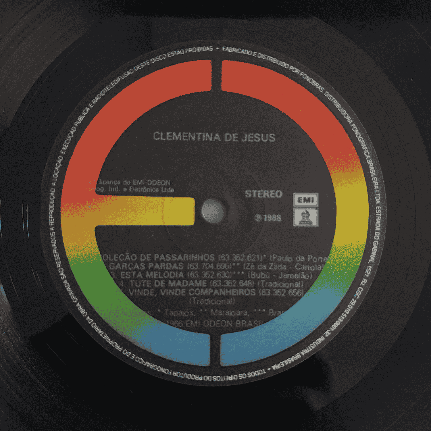 Clementina De Jesus ‎– Clementina De Jesus (1966) - Zabumbê Discos