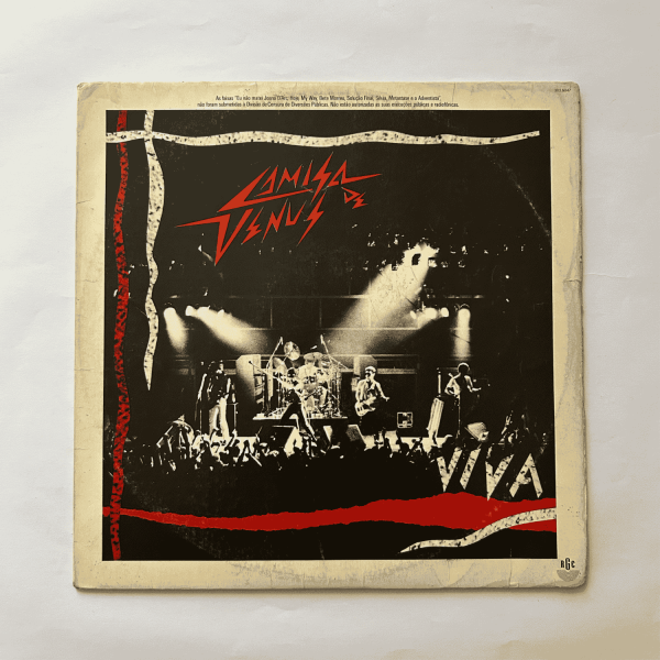 Camisa De Vênus ‎– Viva (1986)