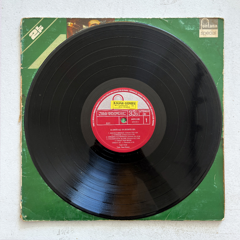 Gilberto Gil – A Arte De Gilberto Gil (1975) - Zabumbê Discos